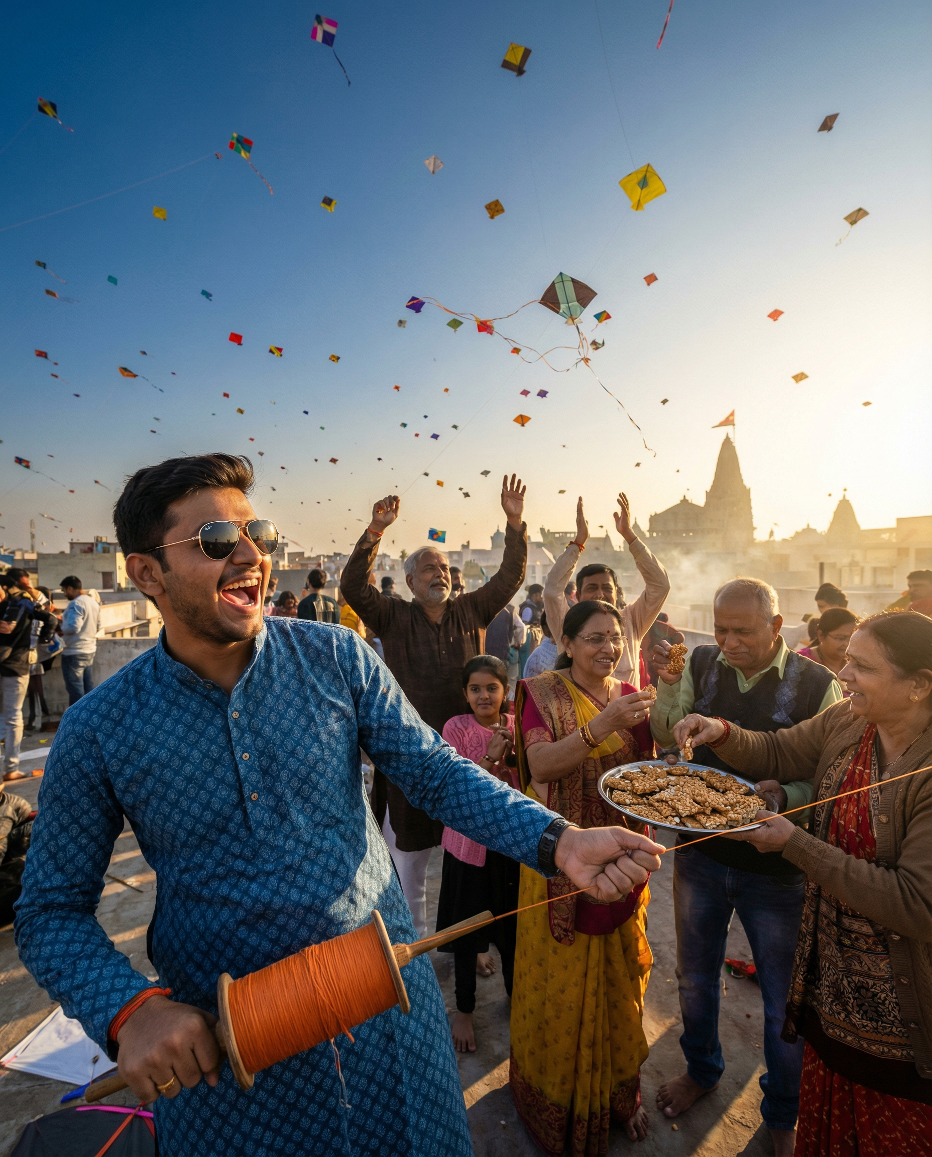 Celebrating Kite Festival